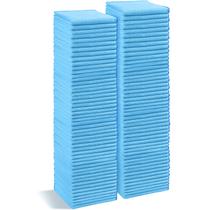 Pano de limpeza HOMEXCEL Microfiber Blue, pacote de 100, 29x29cm Pano de limpeza HOMEXCEL Microfiber Blue, pacote de 100, 29x29cm