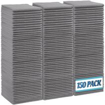 Pano de limpeza HOMEXCEL Microfiber Grey, pacote 150, 29x29cm