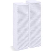 Pano de limpeza HOMEXCEL Microfiber White 100 Pack 30x30cm