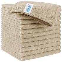 Pano de Limpeza HOMEXCEL Pacote com 12 Unidades Marrom 29x29 cm Pano de Limpeza HOMEXCEL Pacote com 12 Unidades Marrom 29x29 cm
