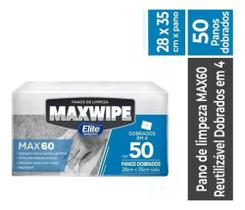 Pano De Limpeza Maxwipe Max60 50 Folhas - Elite