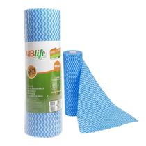 Pano de Limpeza Microfibra Multiuso Rolo MBlife Azul Laranja ou Verde 30X50cm Pano de Limpeza Microfibra Multiuso Rolo MBlife Azul Laranja ou Verde 30X50cm