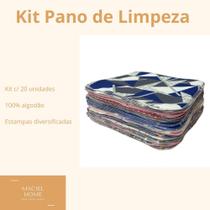 Pano de Limpeza Multiuso 30X30 cm Maciel Home C/20 unidades Pano de Limpeza Multiuso 30X30 cm Maciel Home C/20 unidades