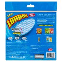 Pano de limpeza multiuso azul limpex 60cm x 33cm 5 unidades