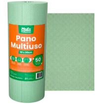 Pano De Limpeza Multiuso Descartável Em Rolo Com 50un 30x50 Medix