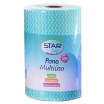 Pano de Limpeza Multiuso em Tnt 200 Folhas 20x30 cm