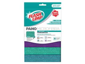 Pano de Limpeza Multiuso Flash Limp FLP6742 3 Panos