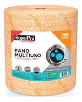 Pano De Limpeza Multiuso Superpro 750 Panos Rolo 300 Metros