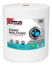 Pano De Limpeza Multiuso Superpro 750 Panos Rolo 300 Metros