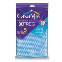 Pano De Limpeza Multiuso X-Freg 5 UN Alta Absorção Casamia Pano De Limpeza Multiuso X-Freg 5 UN Alta Absorção Casamia