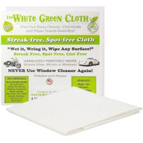 Pano de limpeza O pano verde branco reutilizável, pacote com 1 pacote de 40x40cm Pano de limpeza O pano verde branco reutilizável, pacote com 1 pacote de 40x40cm