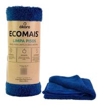 Pano De Limpeza P/pisos Ecomais Grande 50cmx80cm Interna - Azul