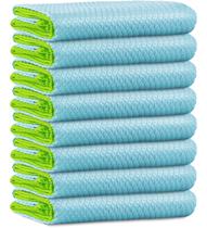 Pano de limpeza: pacote de 8 microfibras Ekedalen Streak Free, azul Pano de limpeza: pacote de 8 microfibras Ekedalen Streak Free, azul