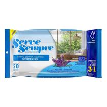 Pano De Limpeza Umedecido Limpa Vidros - Aroma Lavanda AJJ-04 Pano De Limpeza Umedecido Limpa Vidros - Aroma Lavanda AJJ-04