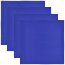 Pano de limpeza Wisdompro Extra Large, pacote com 4, 41 x 41 cm, azul Pano de limpeza Wisdompro Extra Large, pacote com 4, 41 x 41 cm, azul
