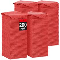 Pano de Microfibra HOMERHYME Pacote com 200 Unidades 29x29 cm Vermelho Pano de Microfibra HOMERHYME Pacote com 200 Unidades 29x29 cm Vermelho