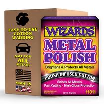 Pano de Polimento para Metais Wizards Alto Brilho 85 g