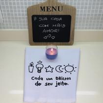 Pano de Prato Algodão Super Premium Branco em Silk - Cada Um Brilha do Seu Jeito Pano de Prato Algodão Super Premium Branco em Silk - Cada Um Brilha do Seu Jeito