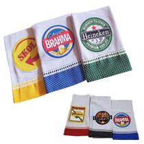 Pano De Prato Aplicado Cervejas Pano Patchwork - 3 Un