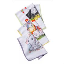 Pano De Prato Atacado Vies Estampado Kit Com 10un