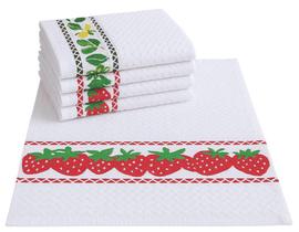 Pano de Prato Atoalhado Estampado 45X70 - 12 unidades