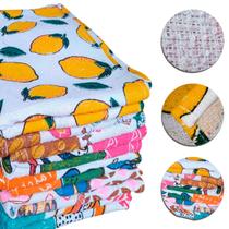 Pano de Prato Atoalhado Felpudo Atacado Cozinha Kit 10 Peças