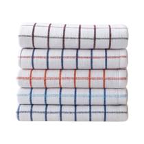 Pano De Prato Atoalhado Felpudo Brutextil Xadrez Kit C/5 100% Algodão