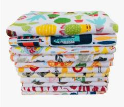 Pano De Prato Atoalhado Felpudo Copa Cozinha 06 Unidades Pano De Prato Atoalhado Felpudo Copa Cozinha 06 Unidades