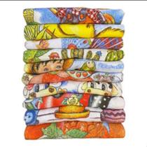 Pano De Prato Bainha Quatro Lados Estampado Grande - 43 X 75 Cm- Kit C/100