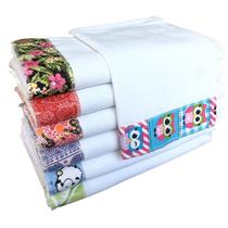 Pano De Prato Barradinho variados 05 Unid Pano De Prato Barradinho variados 05 Unid