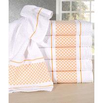 Pano de Prato Barrado Quadriculado para Bordar Dohler