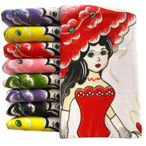 Pano de Prato Boneca Artesã Chapéu Kit C/10 Unid. 100% Algodão Pano de Prato Boneca Artesã Chapéu Kit C/10 Unid. 100% Algodão