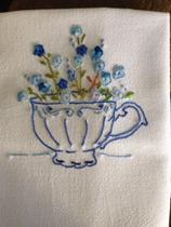 Pano de prato bordado