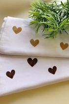 pano de prato coracoes marrom e bege 38 x 69 cm algodao pano de prato coracoes marrom e bege 38 x 69 cm algodao