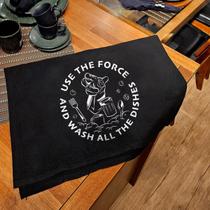 Pano de prato Divertido Use The Force