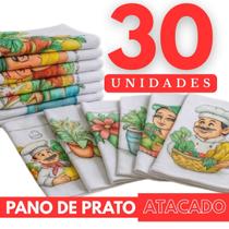 Pano de Prato Estampado Atacado Kit 10 Peças 43x66 Algodão Revenda Cozinha Secagem Rápida Tecido Multiuso Pano de Prato Estampado Atacado Kit 10 Peças 43x66 Algodão Revenda Cozinha Secagem Rápida Tecido Multiuso
