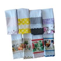 Pano de Prato Estampas Variadas - Combo 08 Unidades