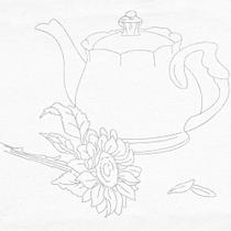 Pano de Prato Extra para Colorir Estilotex - 45 X 72cm