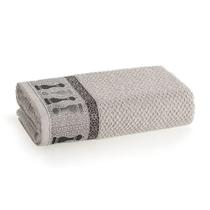 Pano de Prato Karsten Barra em Jacquard Tempero Cinza Pano de Prato Karsten Barra em Jacquard Tempero Cinza