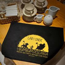 Pano de prato Lar é onde