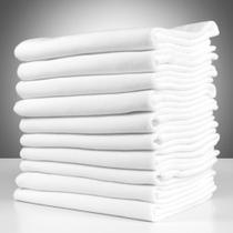 Pano De Prato Liso Branco Kit 10 unidades Pano De Prato Liso Branco Kit 10 unidades