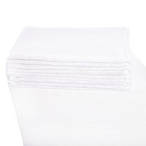 Pano de Prato Liso Branco Kit 20 Unidades Pano de Prato Liso Branco Kit 20 Unidades