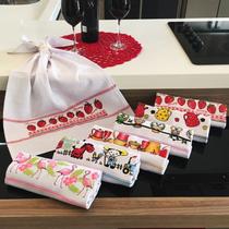 Pano De Prato Lomaer Sacaria 45x 71cm c/ Barra Estampada 06 Unidades Pano De Prato Lomaer Sacaria 45x 71cm c/ Barra Estampada 06 Unidades