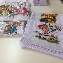 Pano De Prato Lomaer Sacaria Estampado Tradicional 12 Unds Branco