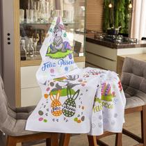 Pano De Prato Lomaer Sacaria Pascoa 50cmx70cm Estampado 12Und. Branco Pano De Prato Lomaer Sacaria Pascoa 50cmx70cm Estampado 12Und. Branco