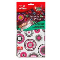 Pano De Prato Microfibra Love Sensações Condor (circulos)