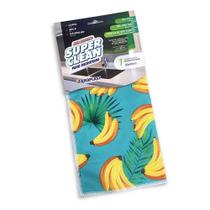 Pano de Prato Multiuso Limpeza Microfibra 30x30 Frutas Super Clean Arqplast Pano de Prato Multiuso Limpeza Microfibra 30x30 Frutas Super Clean Arqplast