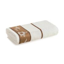 Pano de Prato Para Bordar Messina Hora do Café Branco Karsten