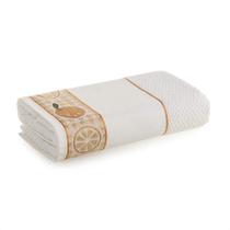 Pano de Prato Para Pintar Messina Laranjal Branco Karsten