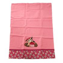 Pano de Prato Patchwork Rosa 68x46cm 0121 - Auto Estima